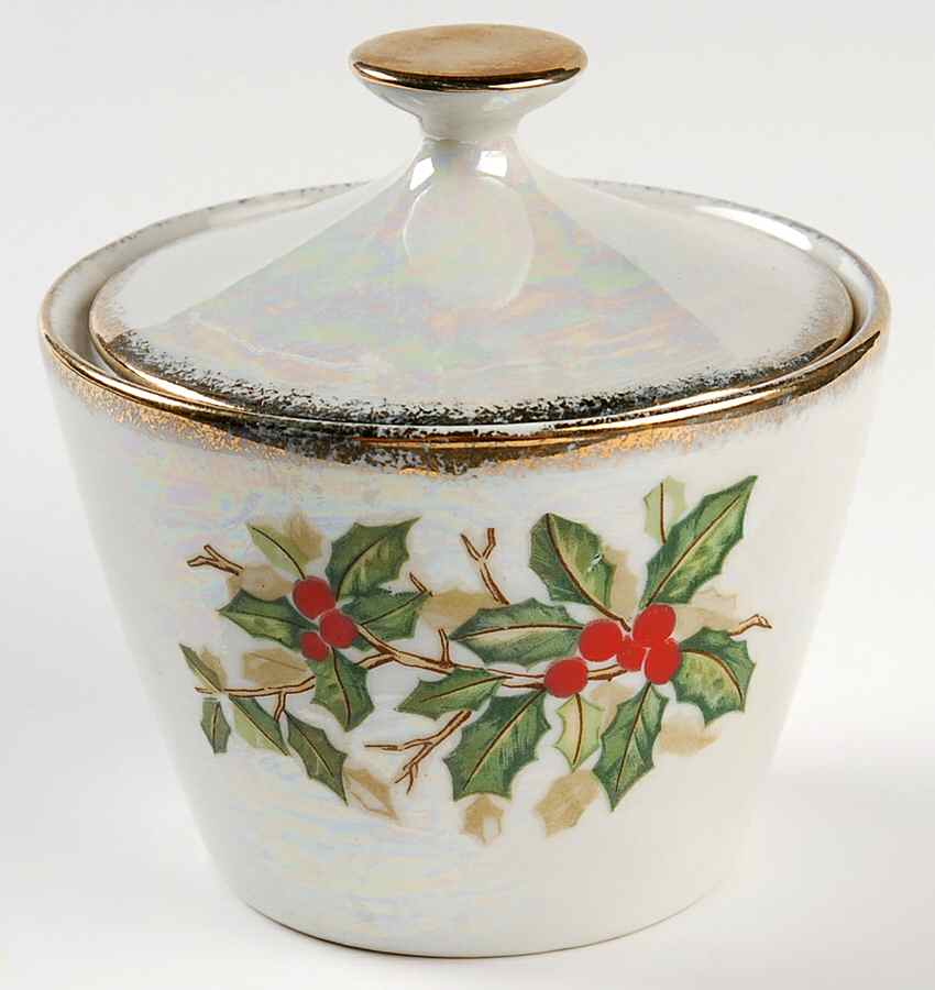 SER6 Sugar Bowl & Lid by Sterling China (Japan)-1