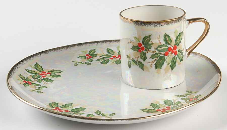 SER6 Snack Plate & Cup Set by Sterling China (Japan)-1
