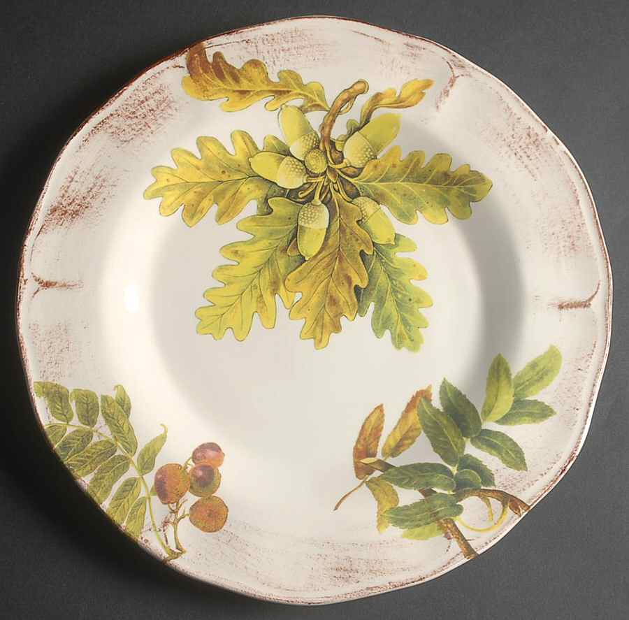 Acorn & Fig Dinner Plate by Sur La Table-1