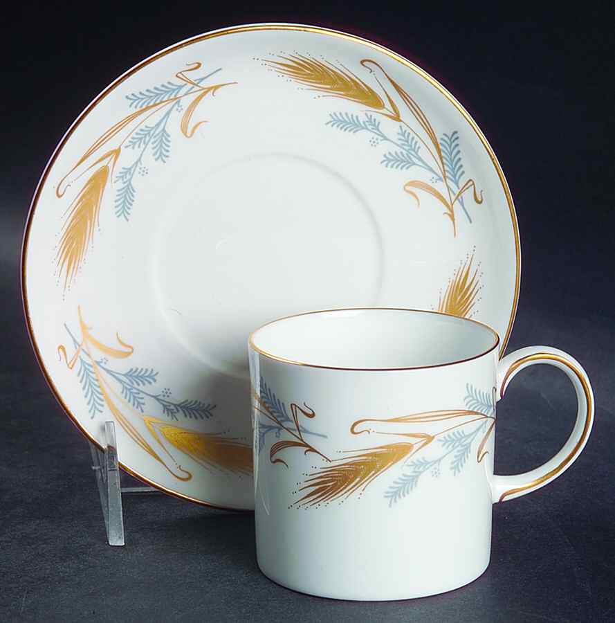SCO47 Flat Demitasse Cup & Saucer Set by Susie Cooper-1