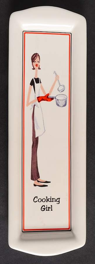 Casual Girls Spoon Rest/Holder (Holds 1 Spoon) by Santa Barbara Ceramic Designs-1