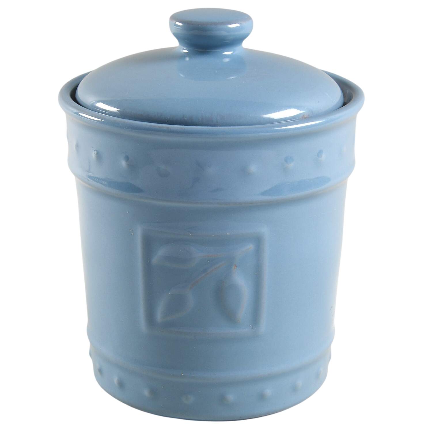 Sorrento Tuscan Blue Small Canister & Lid by Signature-1