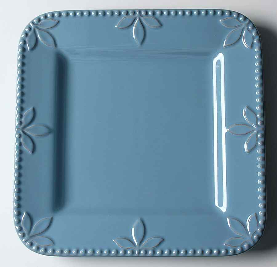 Sorrento Tuscan Blue Square Dinner Plate by Signature-1