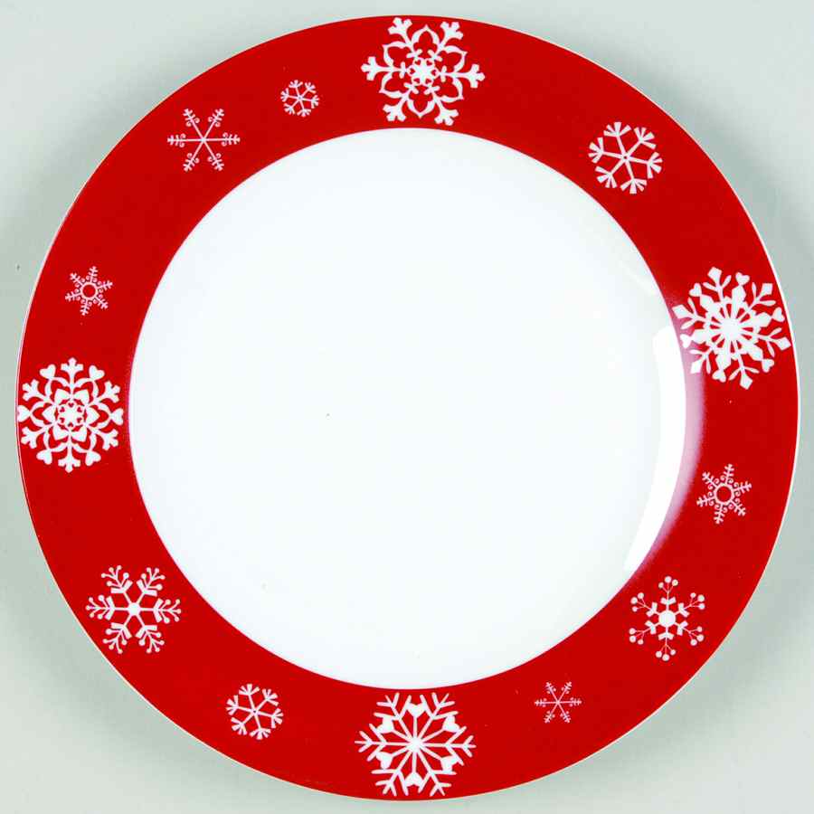 Yuletide Accent Salad Plate by St Nicholas Square-1