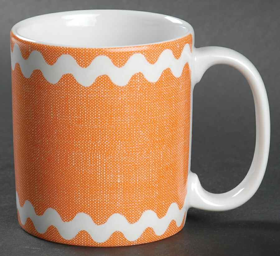Rick Rack Orange Mug by Sabre-1