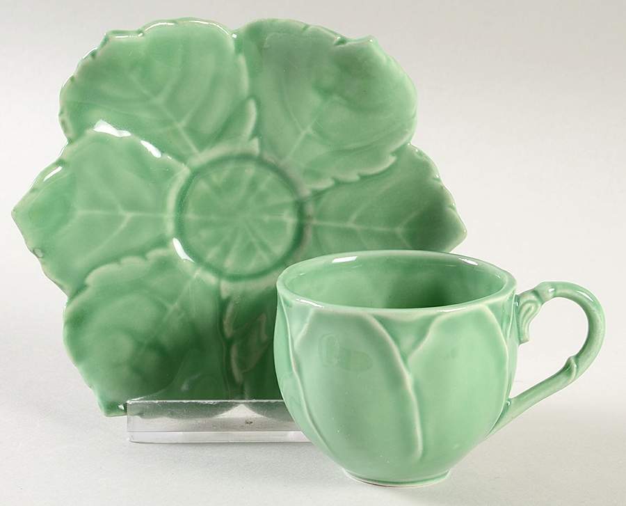SGI4 Flat Demitasse Cup & Saucer Set by Senegal (China)-1