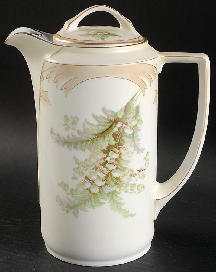 La Touraine Chocolate Pot & Lid by Strieglau Porcelain-1