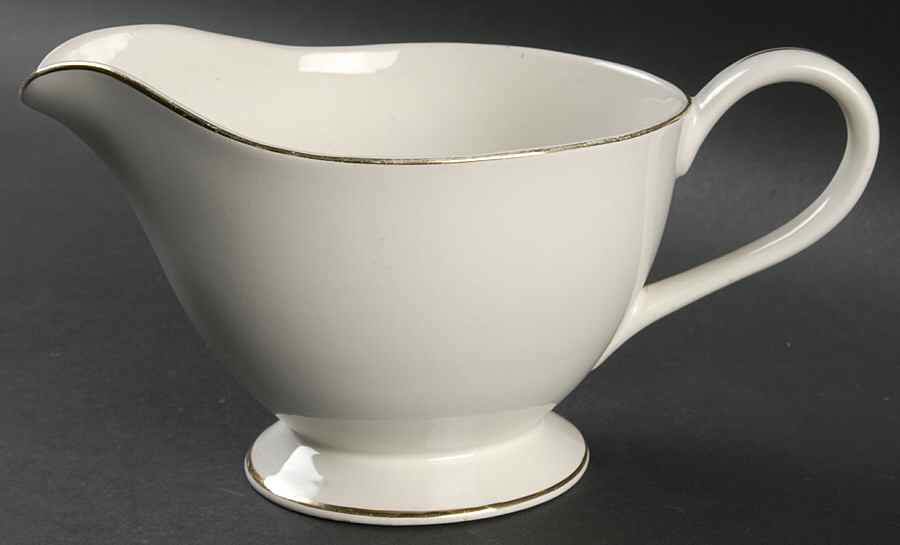 Imperial Gold Gravy Boat by Swinnertons-1
