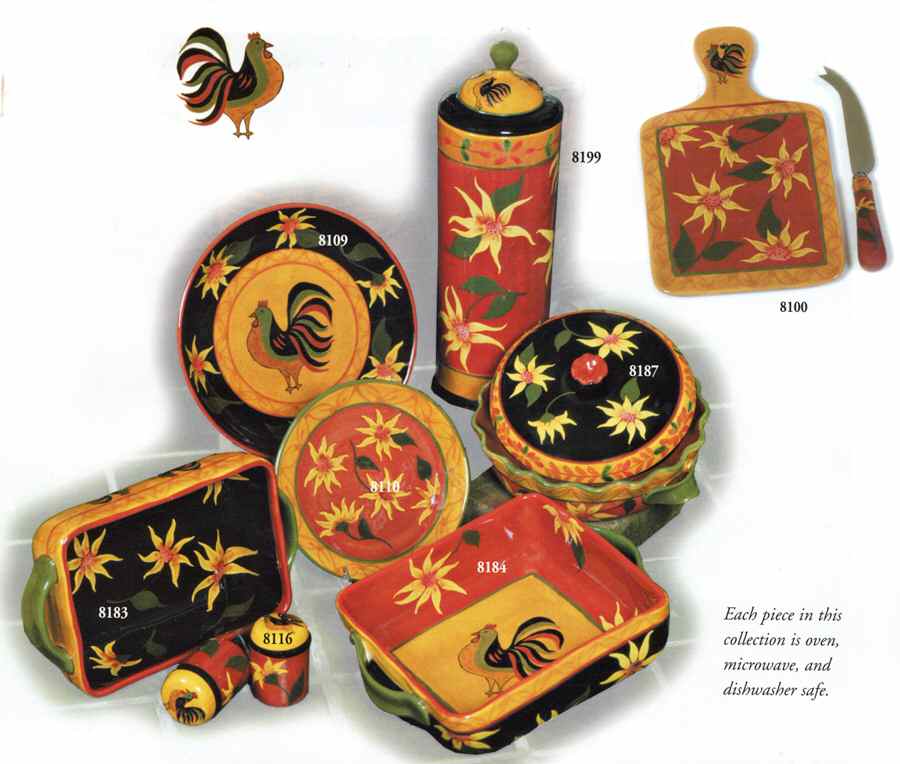French Hen Dinner Plate by Saparna-1