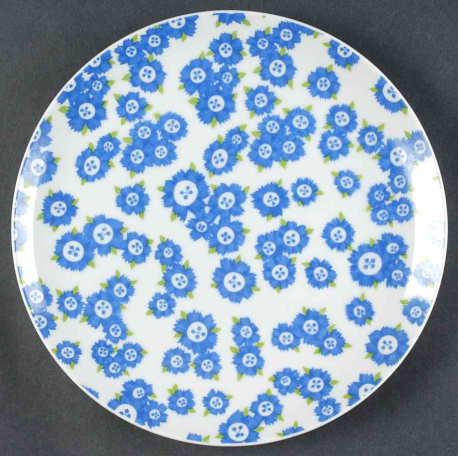 Bachelor Button Dinner Plate by Signature-1