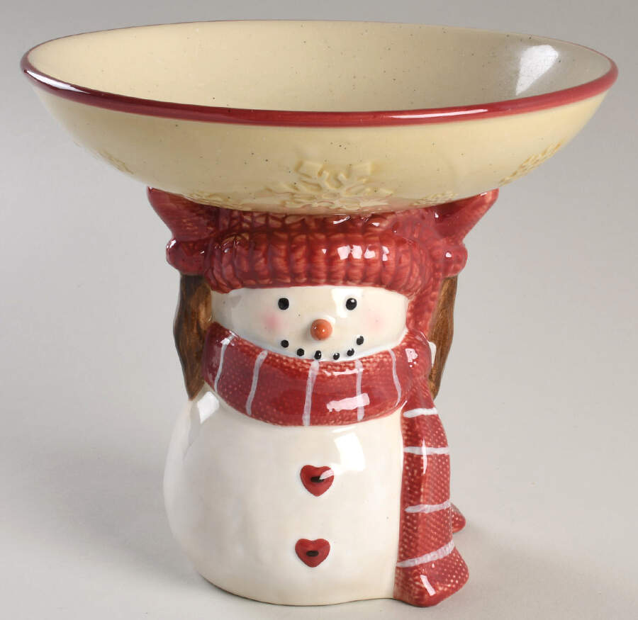 Winter Wishes Footed Candy Dish by St Nicholas Square-1