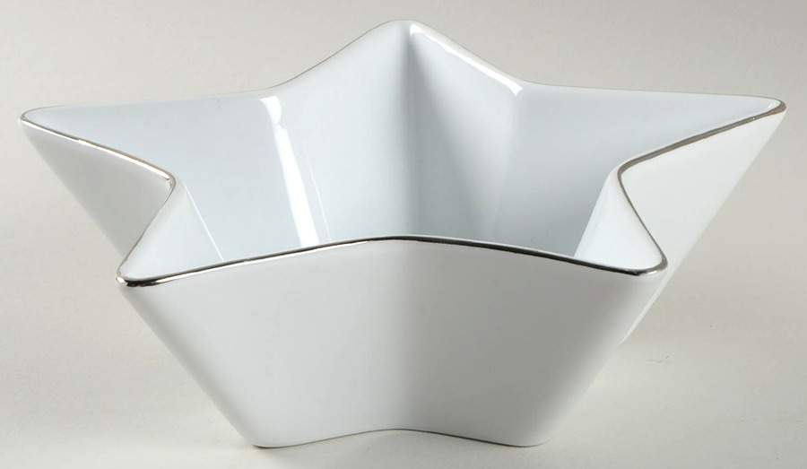 Eat, Drink & Be Merry Star Shaped Bowl by St Nicholas Square-1