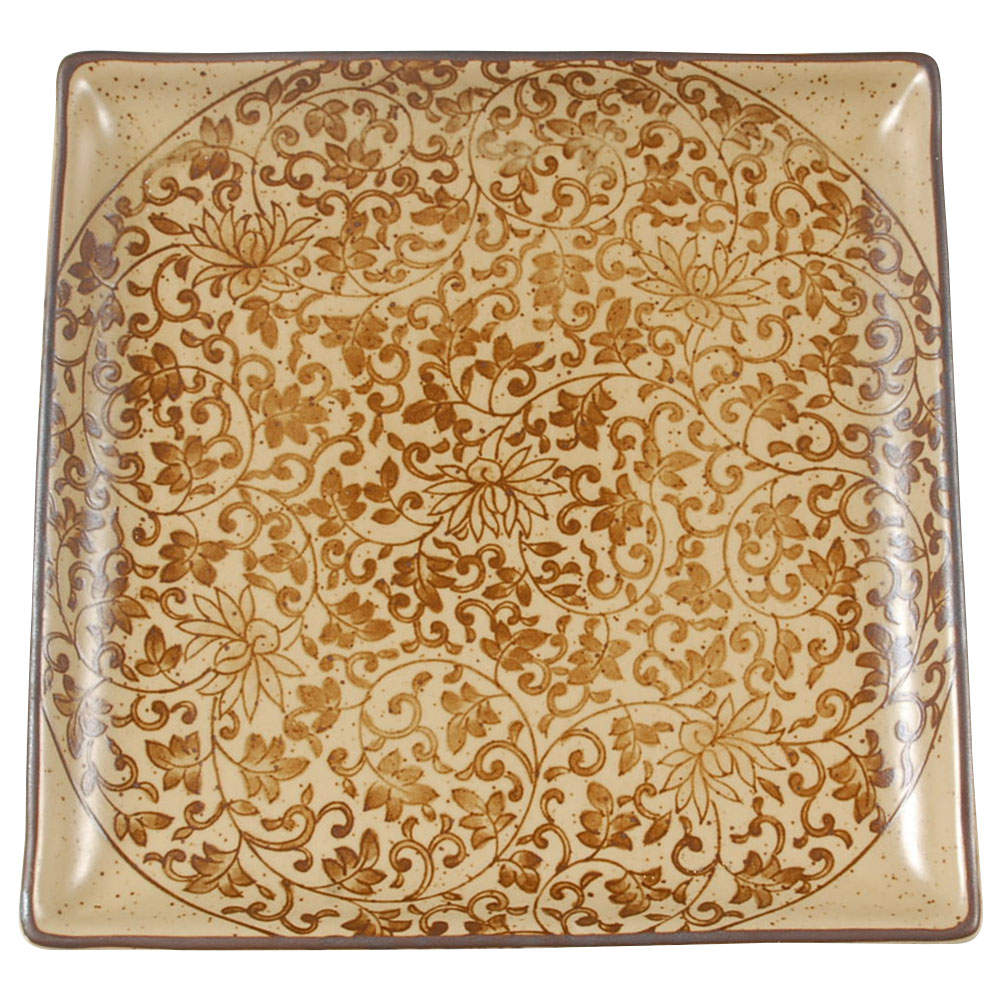 Sound Collection Square Salad Plate by Sousaku (Japan)-1