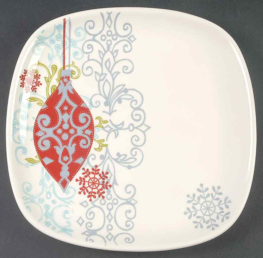 Elegant Ornaments Dinner Plate by Style Happy-1
