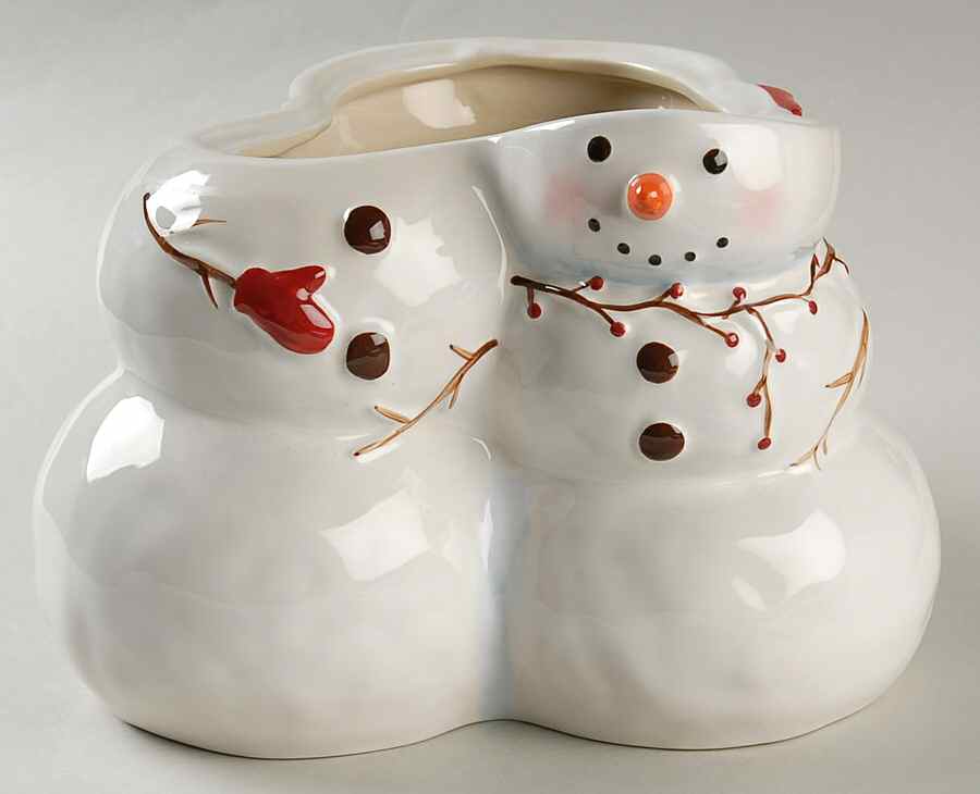 Warm Wishes Figural Cookie Jar No Lid by St Nicholas Square-1
