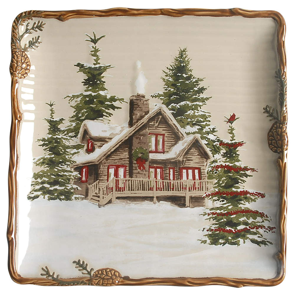 Snow Valley Dinner Plate by St Nicholas Square-1