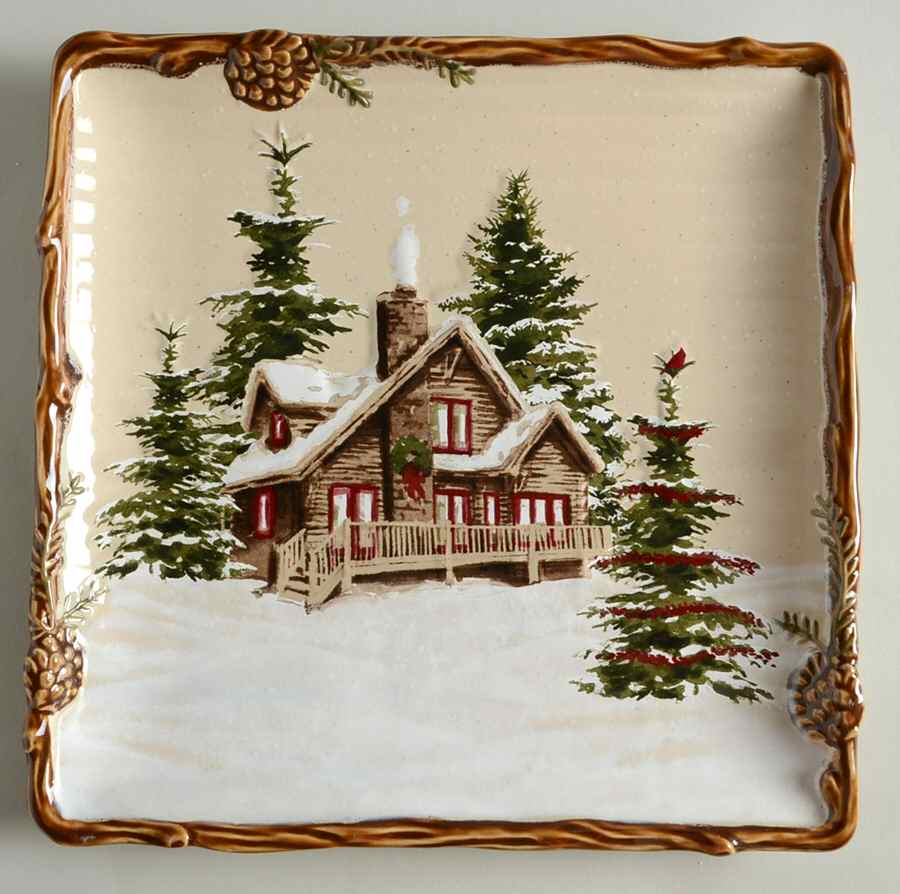 Snow Valley Salad Plate by St Nicholas Square-1