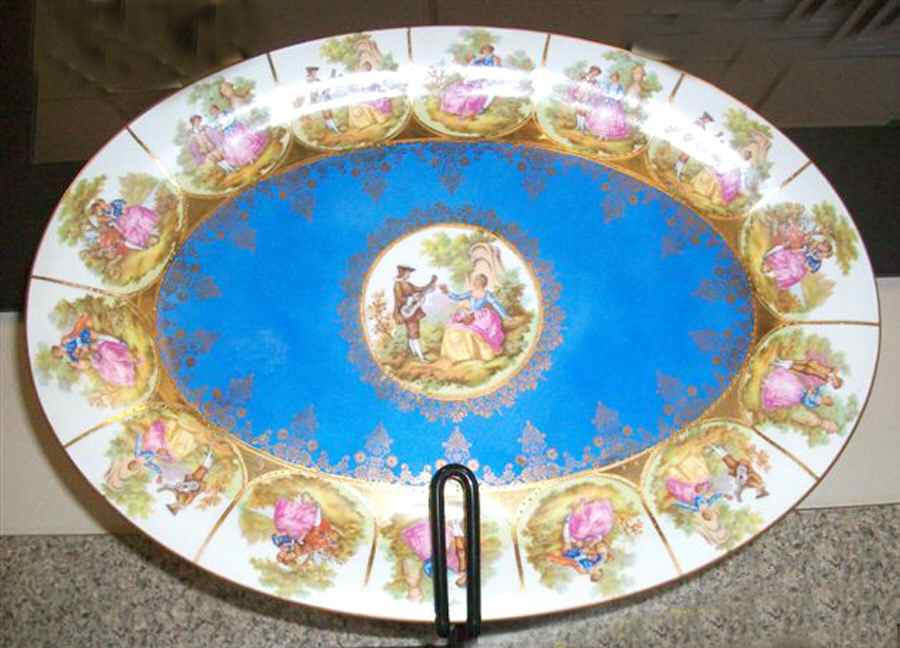 SWU4 17" Oval Serving Platter by Schaller Wiesau-1