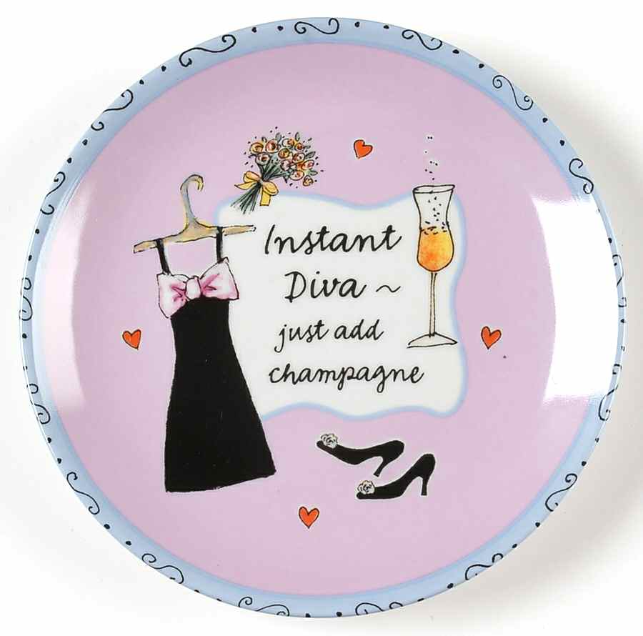 Instant Diva Canape Plate by Santa Barbara Ceramic Designs-1