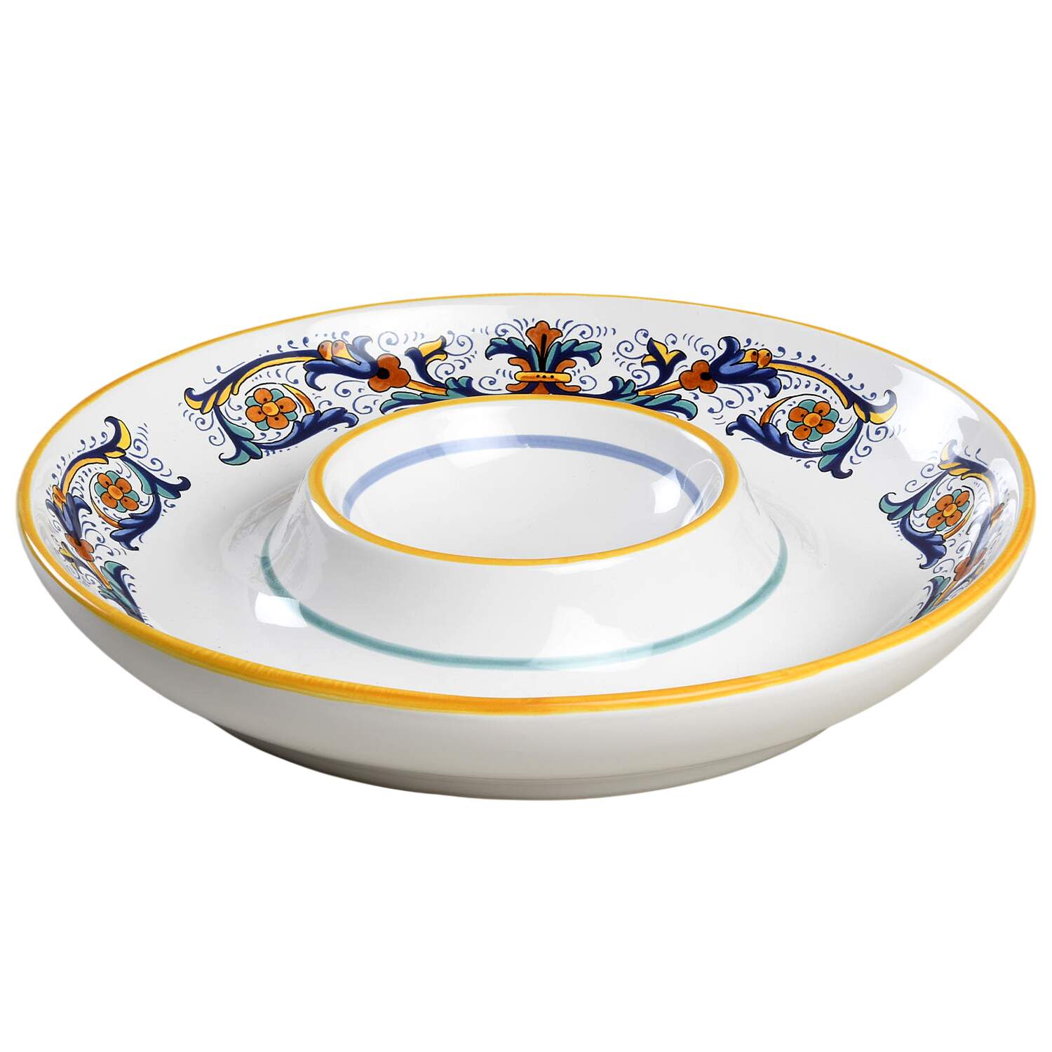 Deruta 1 Piece Chip & Dip by Sur La Table-1