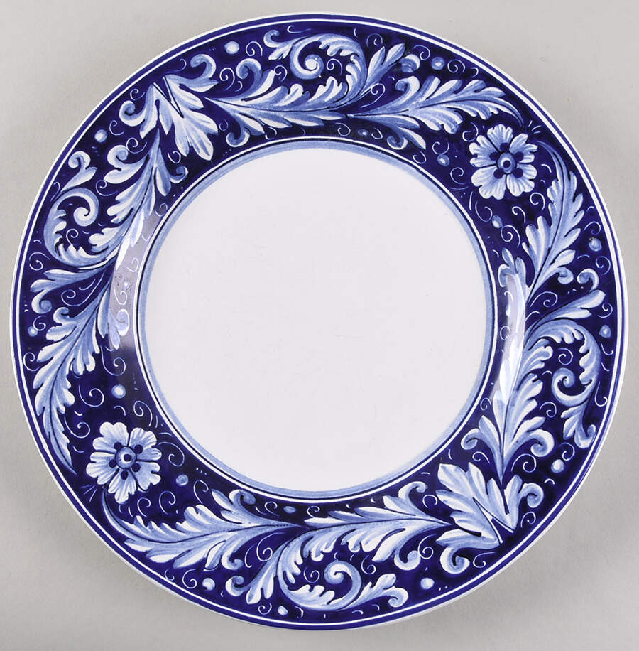 Italian Renaissance Dinner Plate by Sur La Table-1