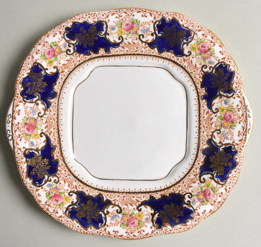 2239 Handled Cake Plate by Salisbury-1