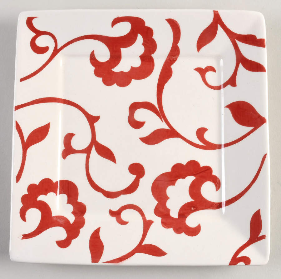 Damask Square Salad Plate by Sandra By Sandra Lee-1