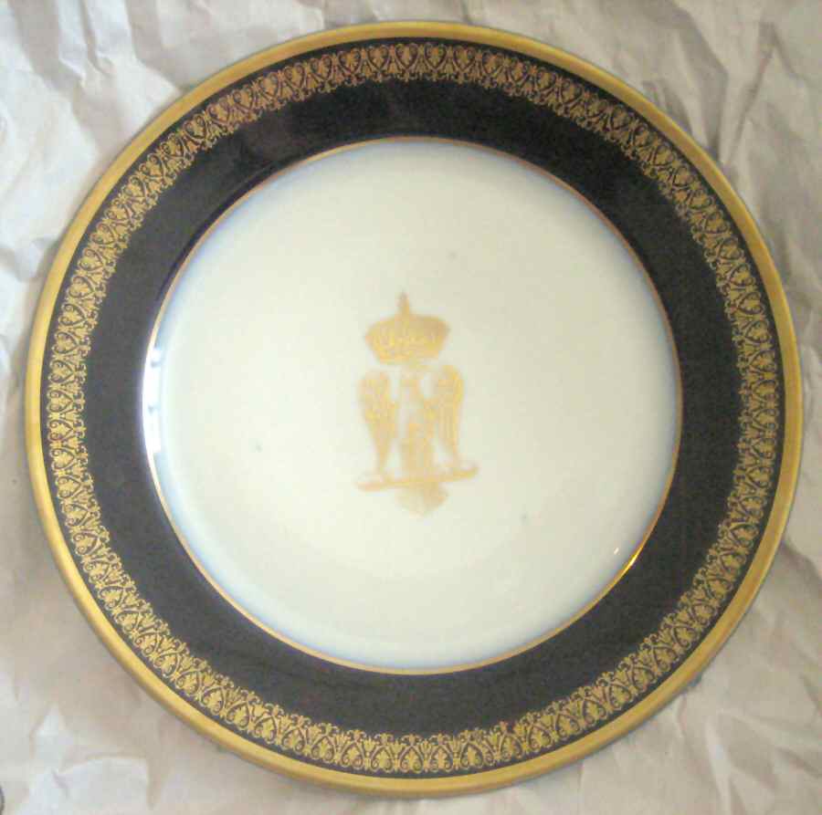 SPF39 Dinner Plate by Sevres Porcelain (France)-1