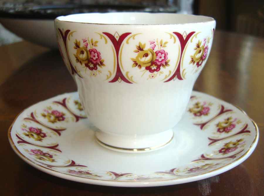 SHT2 Footed Cup & Saucer Set by Sheltonian-1