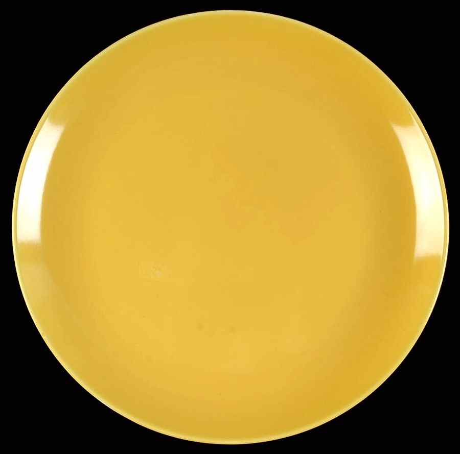 California Modern Yellow (Bright, No Specks) Luncheon Plate by Santa Anita-1