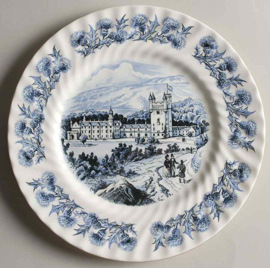 Historic Scottish Castles Dinner Plate by St Andrews-1