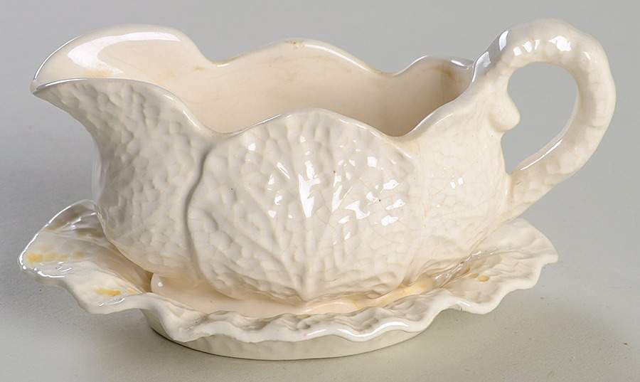 Gourmet Ware Individual Gravy Boat & Plate by Shorter & Son-1