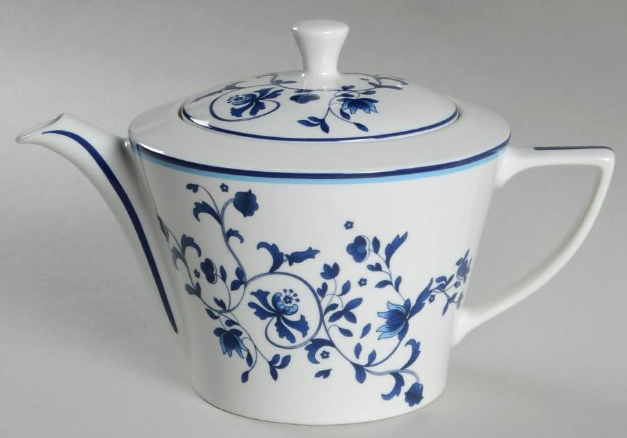 Blue Portofino Teapot & Lid by Spode-1