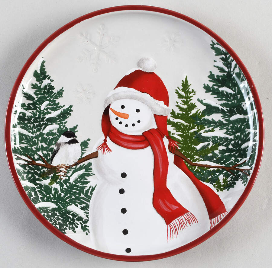 Yuletide Salad Plate by St Nicholas Square-1