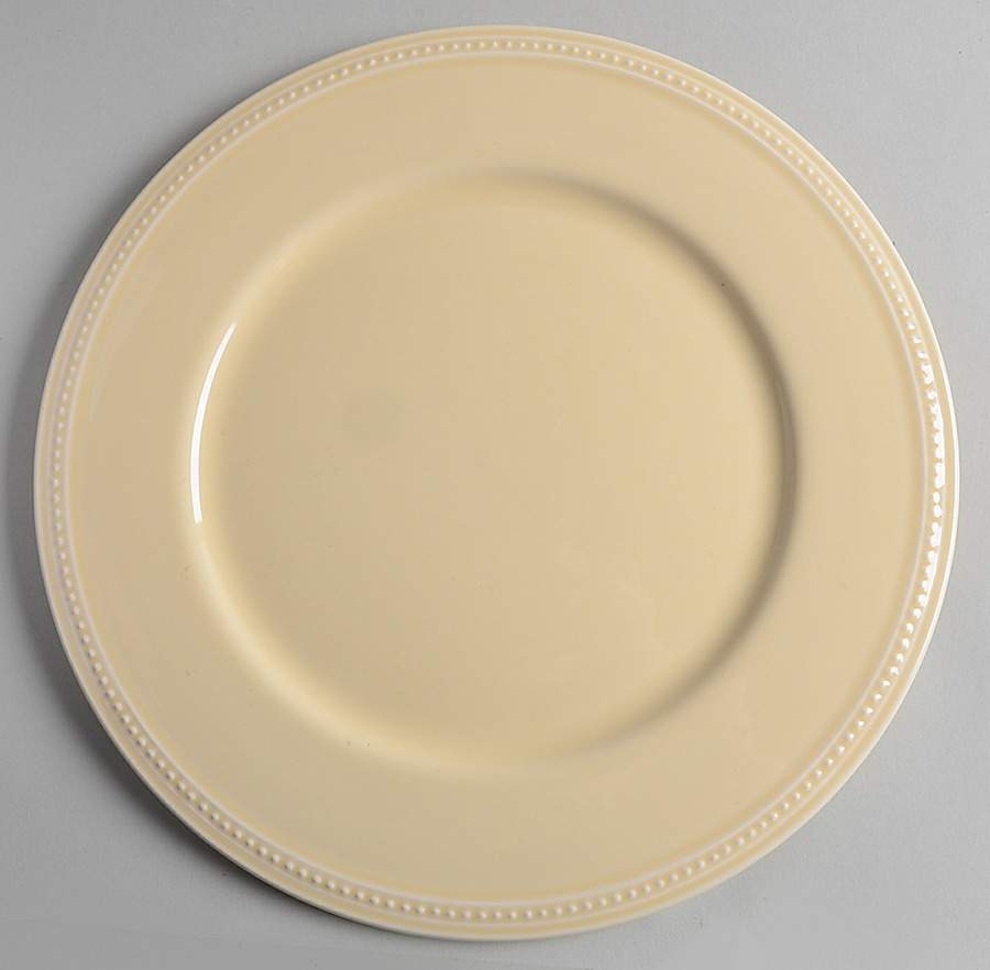 Yellow Pearl Dinner Plate by Sur La Table-1