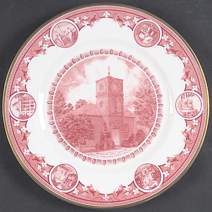 N C State Dinner Plate by Scammell-1