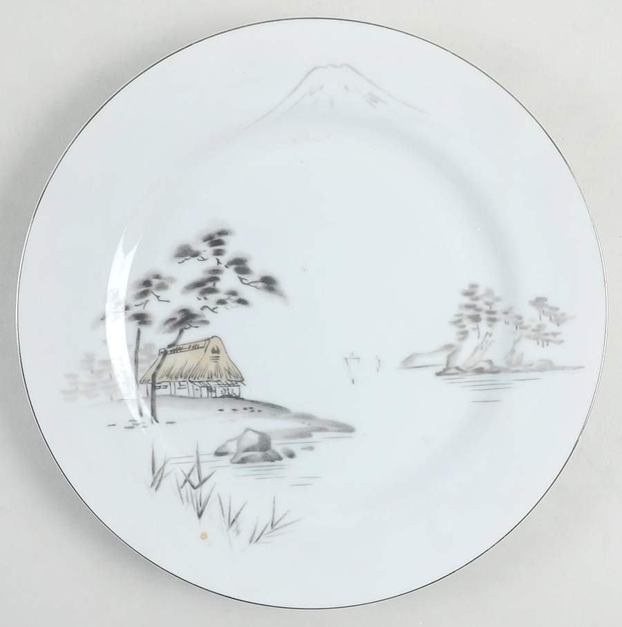 Mt Fuji Rim Shape Dinner Plate by Sone-1