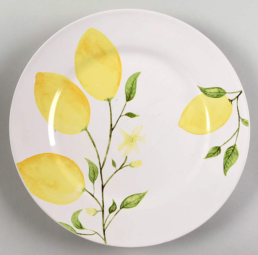 Lemon Dinner Plate by Sur La Table-1