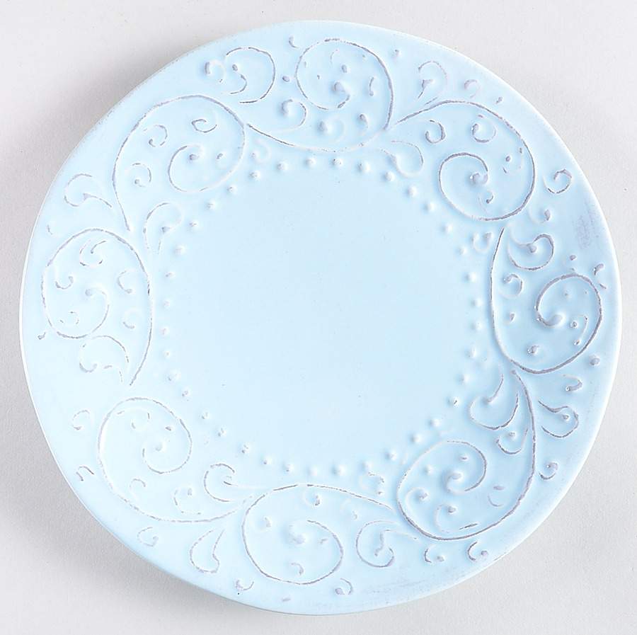 SWZ2 Light Blue Salad Plate by Sweet Ceramics (La Ceramica d'Italia)-1