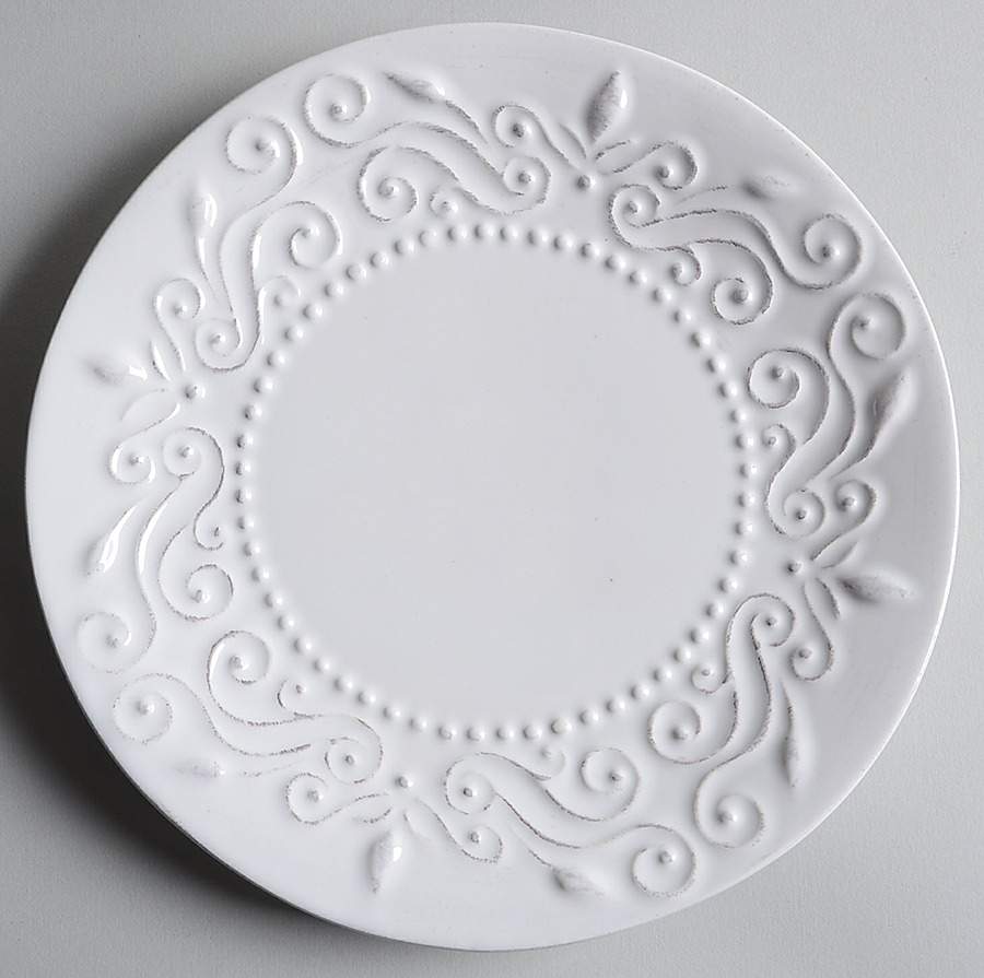 SWZ13 White Salad Plate by Sweet Ceramics (La Ceramica d'Italia)-1