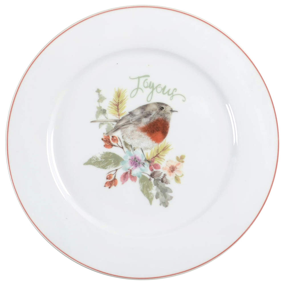 Robin Wreath Dinner Plate - Set of 4 by Spode-1