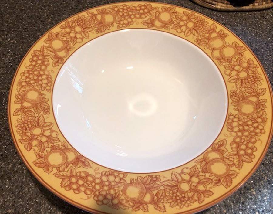Golden Harvest Rim Soup Bowl by Saint James-1