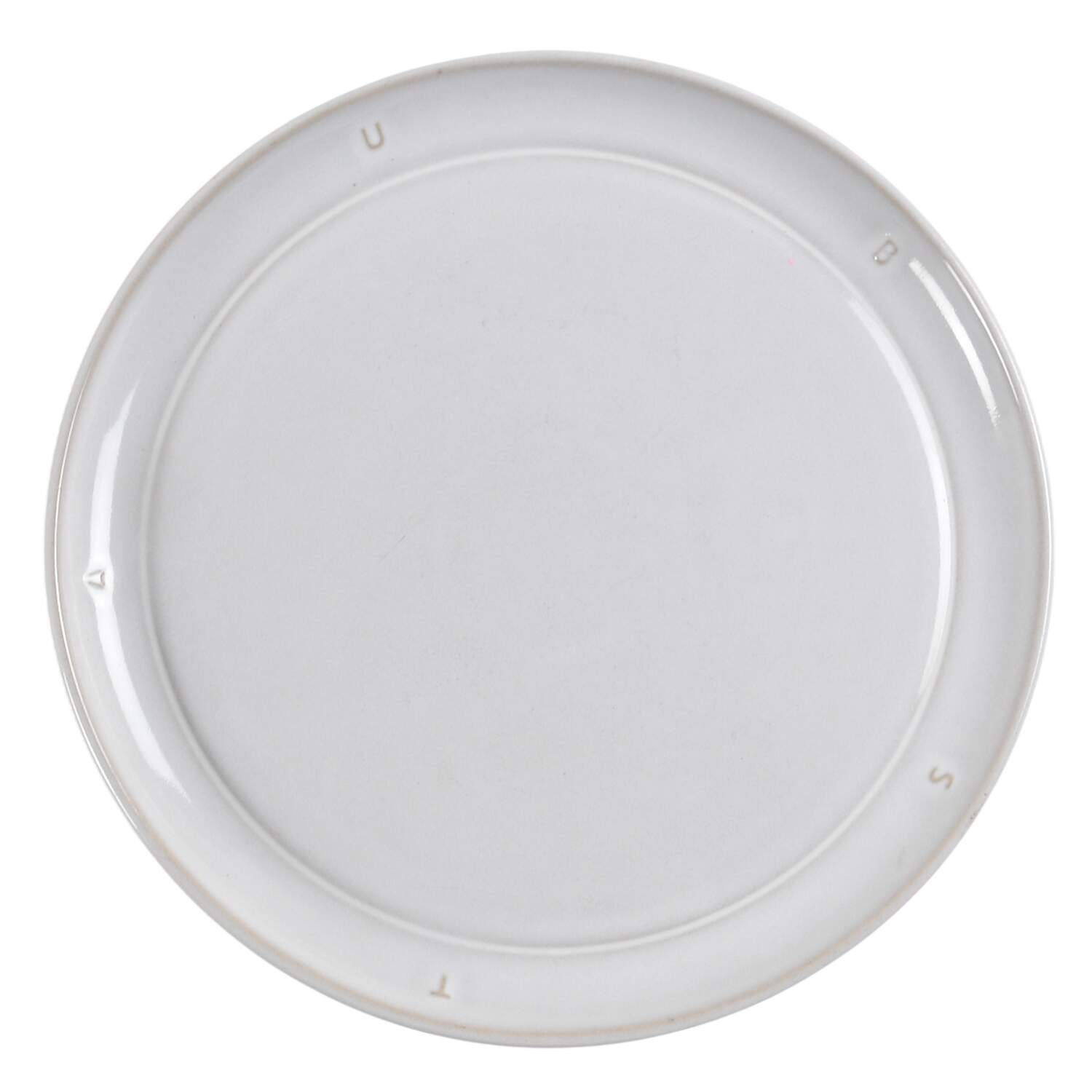 Boussole-White Salad Plate by Staub-1