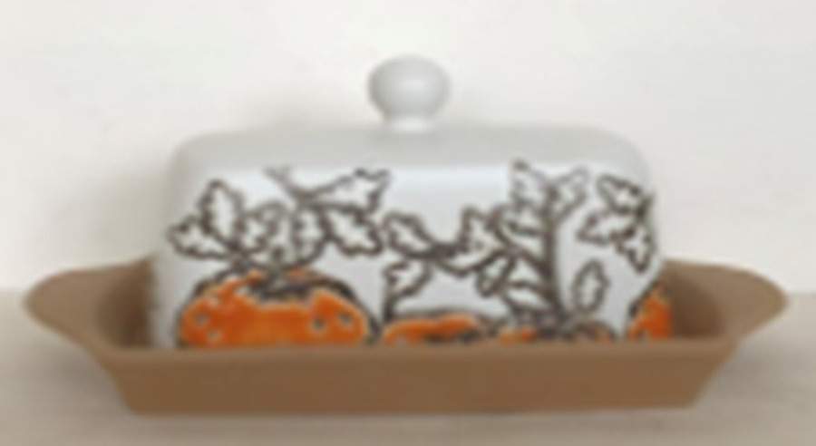 Gold Pumpkin 1/4 Lb Covered Butter by Spectrum-1