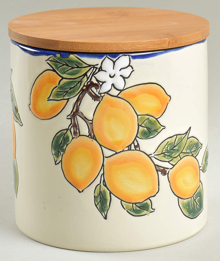 Lemon Medium Canister & Lid by Spectrum-1