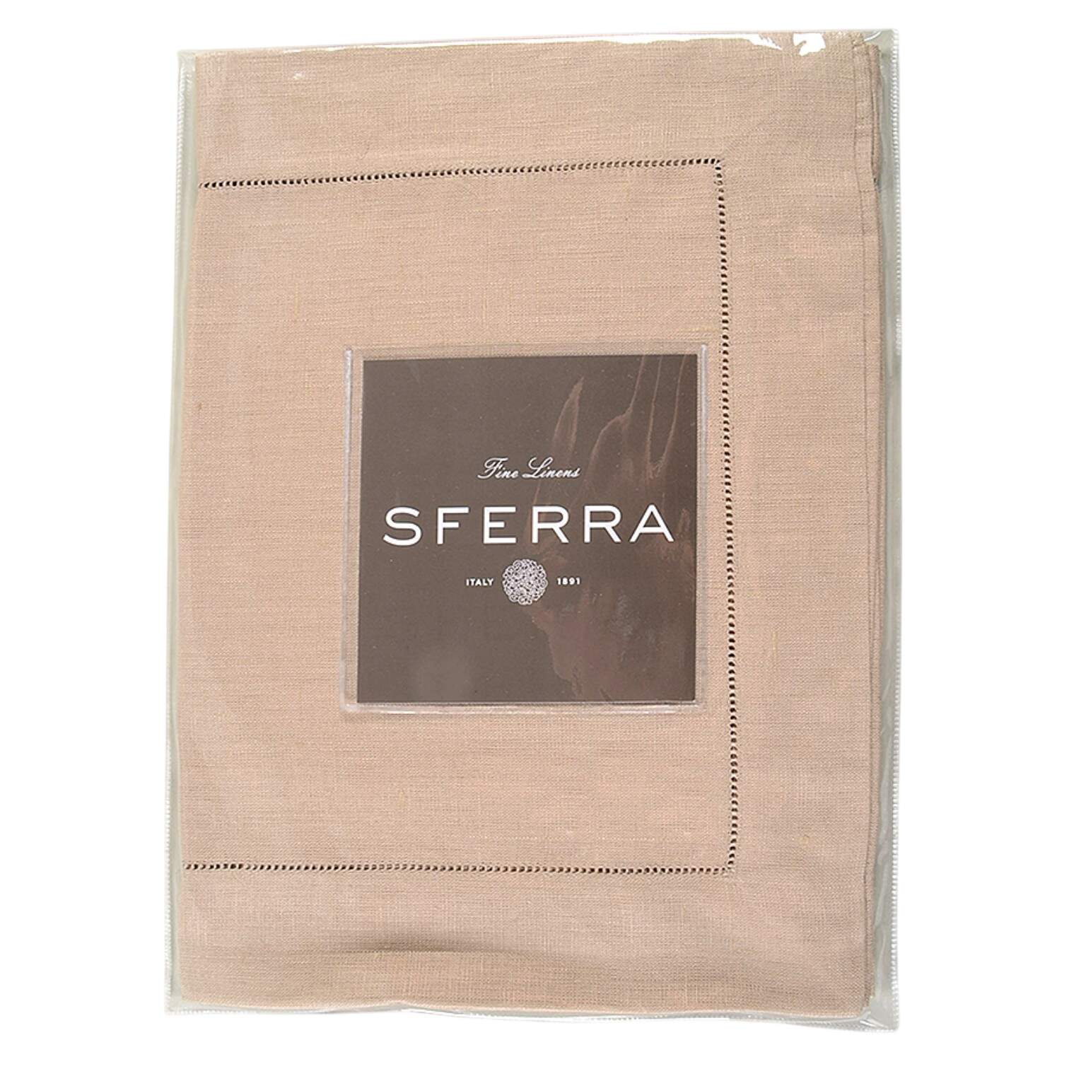 Fine Linens, Napkins (4 Pack) 14" x 20" Natural Placemat by Sferra-1
