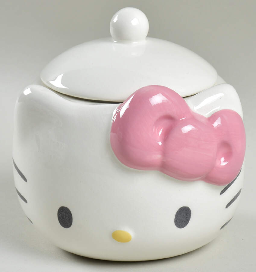 Hello Kitty (Miscellaneous) Candy Jar & Lid by Silver Buffalo-1