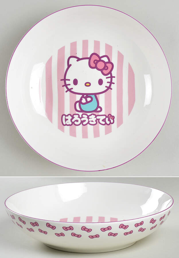 Hello Kitty (Miscellaneous) Individual Dinner Bowl by Silver Buffalo-1