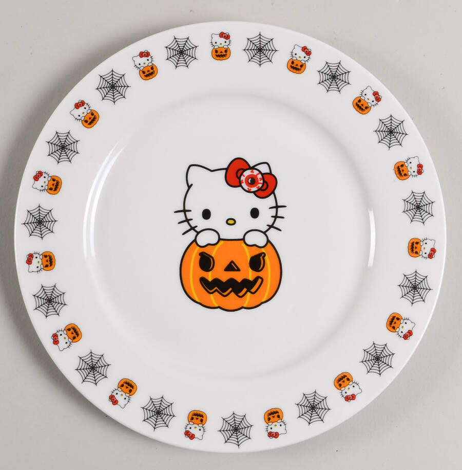 Hello Kitty (Miscellaneous) Salad Plate by Silver Buffalo-1