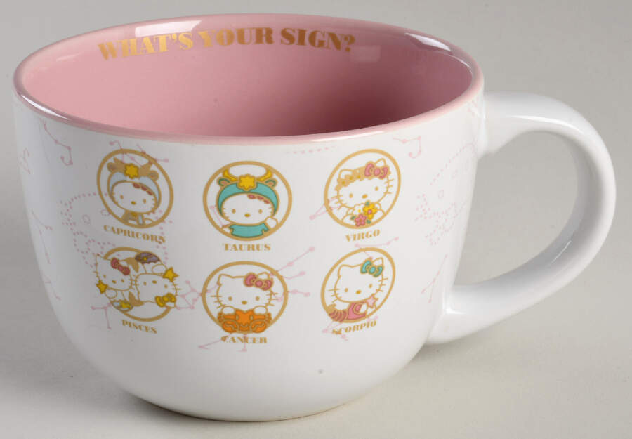 Hello Kitty (Miscellaneous) Jumbo Soup Mug by Silver Buffalo-1